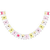 Pink dragon バンティングフラッグ (全)