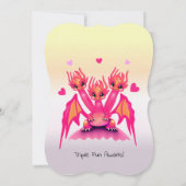 Pink dragon 招待状 (裏面)