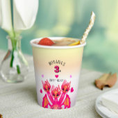 Pink dragon 紙コップ