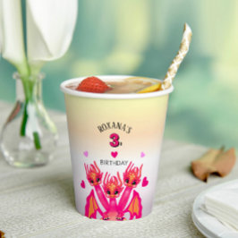 Pink dragon 紙コップ