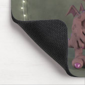 Pink Dragon with daisy マウスパッド (コーナー)