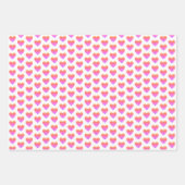 Pink dragon with hearts ラッピングペーパーシート (正面3)