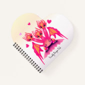Pink dragons ノートブック (正面)