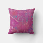 Pink Dreams Abstract  クッション (裏面)
