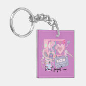Pink Dreams – Don’t Forget Me Nostalgic Keychain キーホルダー (正面左)