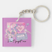 Pink Dreams – Don’t Forget Me Nostalgic Keychain キーホルダー (裏面)
