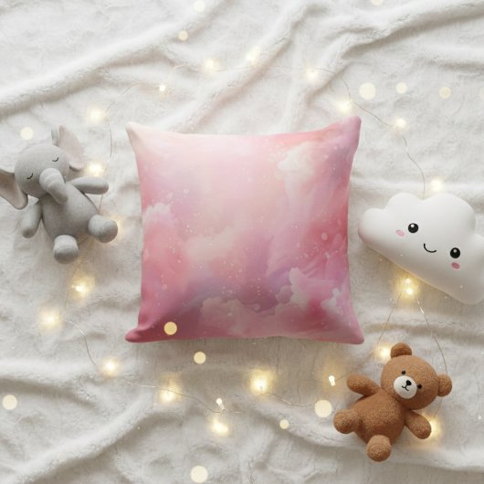 Pink Dreamy Clouds クッション