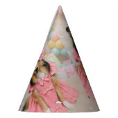 Pink Dress Sheltie パーティーハット (左)