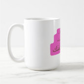 Pink Dua for a Hajji コーヒーマグカップ (左)