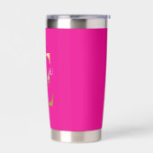 Pink E, Evolve Travel Tumbler 保温保冷タンブラー (左面)