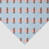 Pink Easter Egg on Light Blue 薄葉紙 (詳細)