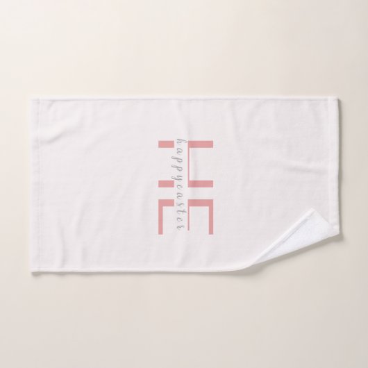 Pink Easter Hand Towel ハンドタオル (ハンドタオル)