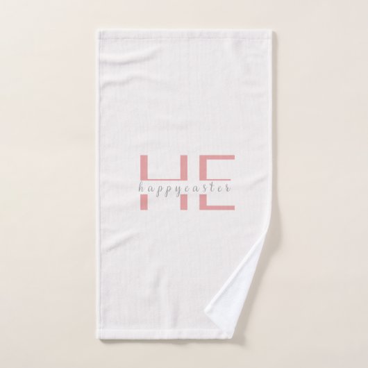 Pink Easter Hand Towel ハンドタオル (ハンドタオル)