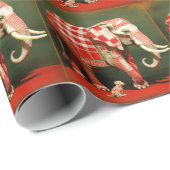 Pink Elephant And Polka Dot Chihuahua              ラッピングペーパー (ロールコーナー)