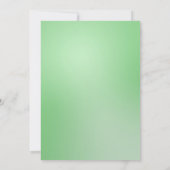 Pink Emerald Glitter Floral 50th Birthday Party 招待状 (裏面)