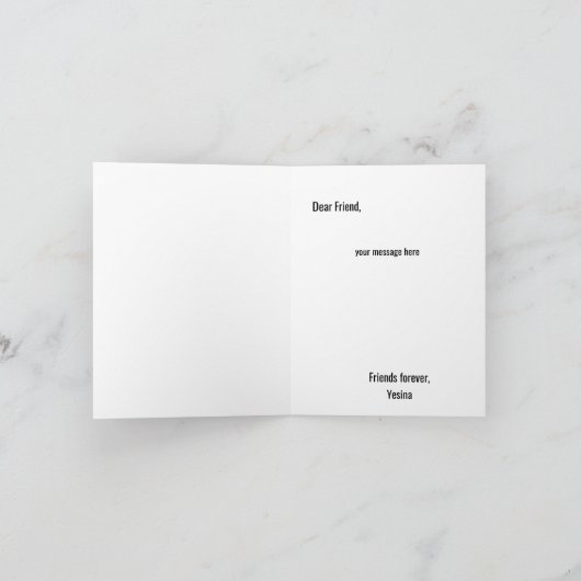 Pink Espresso Martini Will You Be My Bridesmaid? 招待状 (内部)