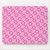 Pink Ethnic Pattern Mouse Pad マウスパッド (正面)