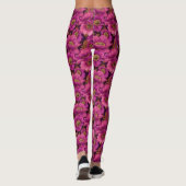 Pink Exercise Anemones Themed Bridesmaid レギンス (裏面)