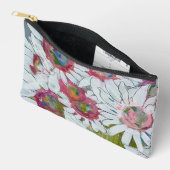 Pink Faces by Lydias Art Sangria アクセサリーポーチ (見開き)