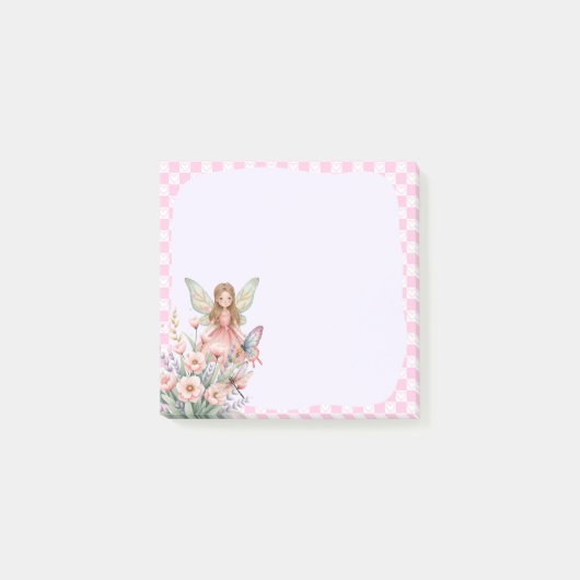 Pink Fairy Memo Pad – Enchanting Note ポストイット (正面)