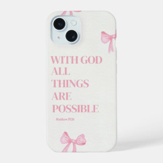 Pink Faith Over Fear IPhone case 15ケース