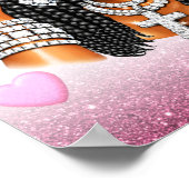 Pink Faith Over Fear Poster  ポスター (角)