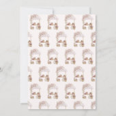 Pink Farmers Market Farm Baby Shower Invitation 招待状 (裏面)