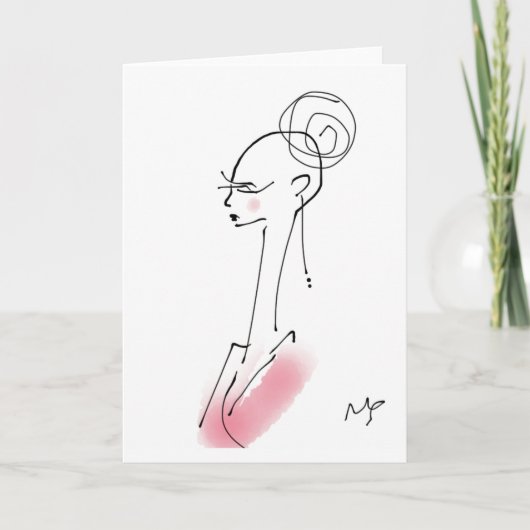 Pink Fashion Card カード (正面)