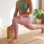 Pink Faux Denim レギンス