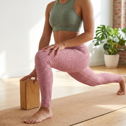 Pink Faux Denim レギンス