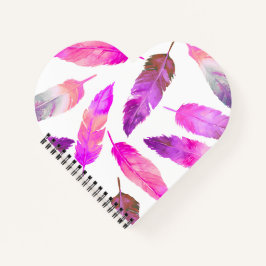 Pink Feathers ノートブック