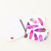 Pink Feathers ノートブック (内部)