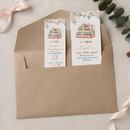 Pink feminine floral return address ラベル