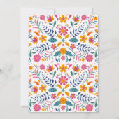 Pink Fiesta 80 Years Loved Birthday Party 招待状 (裏面)