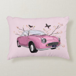 Pink Figaro accent pillow - rugkussen アクセントクッション