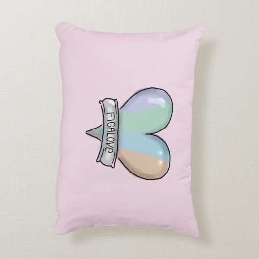 Pink Figaro accent pillow - rugkussen アクセントクッション (裏面(縦))