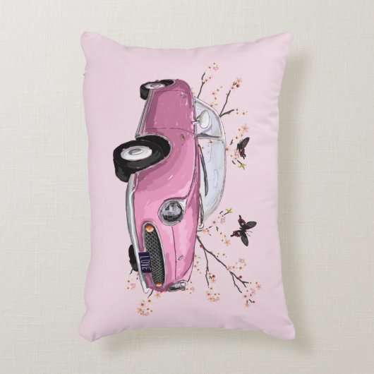 Pink Figaro accent pillow - rugkussen アクセントクッション (正面(垂直))