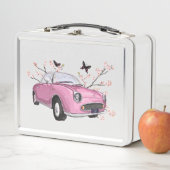 Pink Figaro lunch box - lunchtrommel roze figaro メタルランチボックス (インサイチュ)