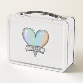 Pink Figaro lunch box - lunchtrommel roze figaro メタルランチボックス (裏面)