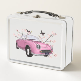 Pink Figaro lunch box - lunchtrommel roze figaro メタルランチボックス
