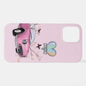 Pink Figaro phone case - telefoonhoesje roze iPhoneケース (裏面横)
