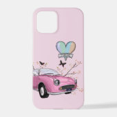 Pink Figaro phone case - telefoonhoesje roze iPhoneケース (裏面)