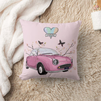 Pink Figaro pillow - kussen クッション