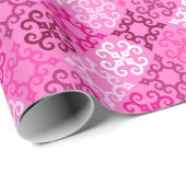 Pink Filigree Diamond Pattern  ラッピングペーパー (ロールコーナー)