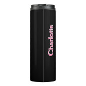 Pink Fire Helmet Girl Power タンブラー (裏面)