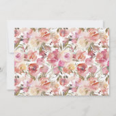 Pink First Holy Communion Photo Thank You サンキューカード (裏面)