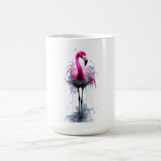 Pink flamingo コーヒーマグカップ (中央)
