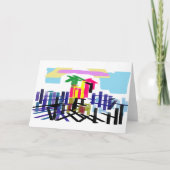 Pink flamingo beach カード (正面)