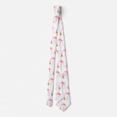 Pink Flamingo Beer Lover ネクタイ (裏面)