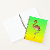 Pink Flamingo Bird Lineart-57567 Coffee Mug ノートブック (内部)